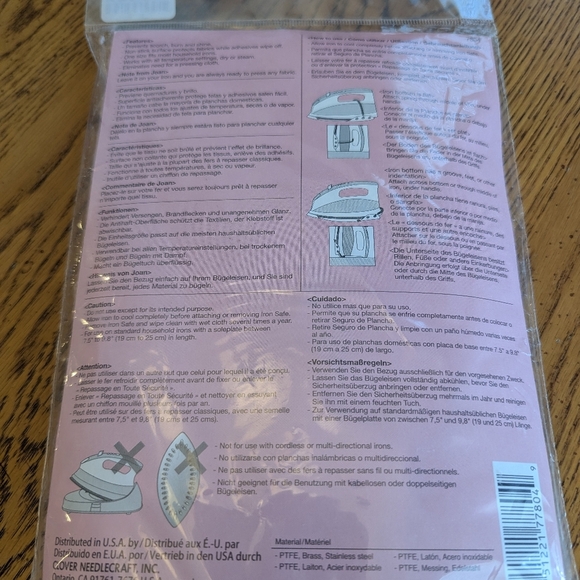 Press Perfect By Joan Hawley Iron Cover by Clover Needle Craft. Iron Cover - Picture 3 of 5